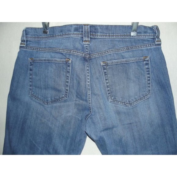Old Navy Low Waist Stretch Crop Jeans 12 x 22" blue denim cropped low rise - Picture 7 of 7